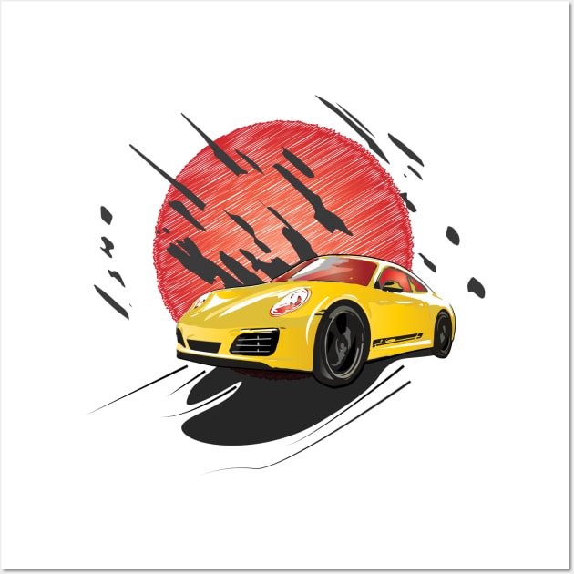 Drive Car Wall Art by Dojaja